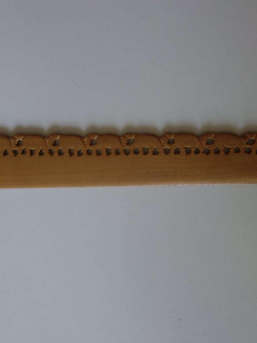 Vintage Carved Elephants Wooden Letter Opener about 7.25" Long New